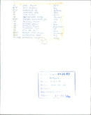 BUDEPES ICHTATHLETEITE HUNGARY SACHCHE ADDRESS BUDAPEST GALINA FILM - Vintage Photograph