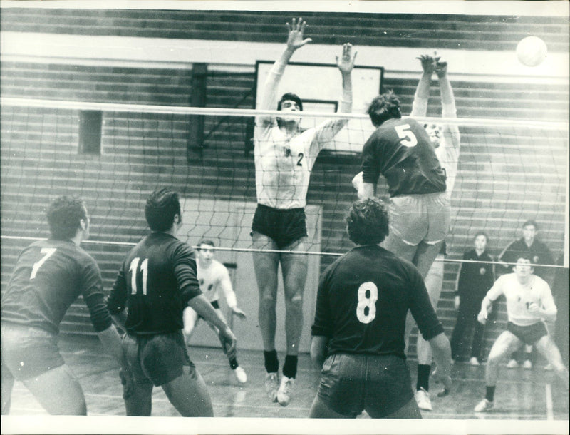 Volleyball: SCL - SCT Schwerin - Vintage Photograph