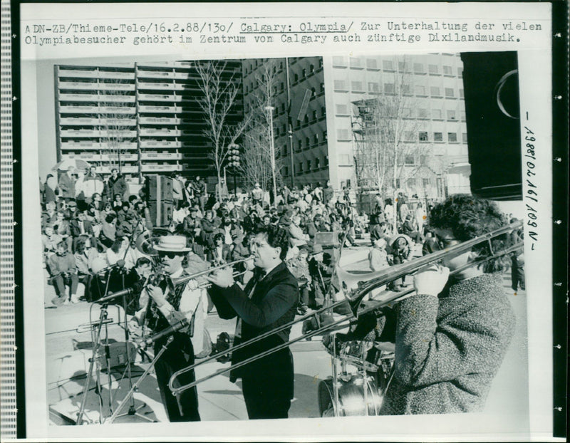 1988 OLYMPIA CONCERT HALL CALGARY ALBERTA CANADA LOCATED - Vintage Photograph