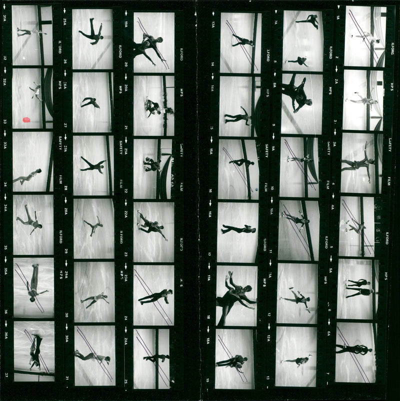 1986 STARS INGA GAUTER TSC PEGGY SCHUM STEWZEZ OYU NARION ROBER ROBERT FILM - Vintage Photograph