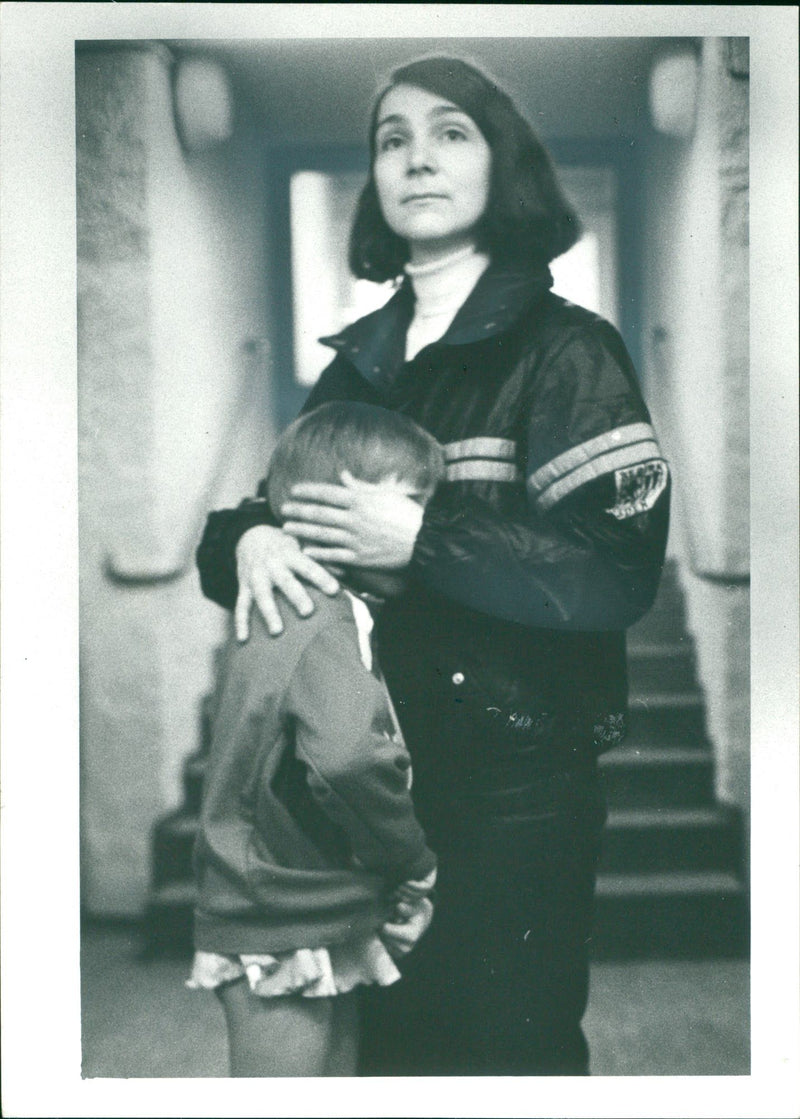 1987 DEATH SPARTAKIADE MARTINA SCHROTER TRAINETIC MANUELA PINTARELLI KHPL CENTR - Vintage Photograph