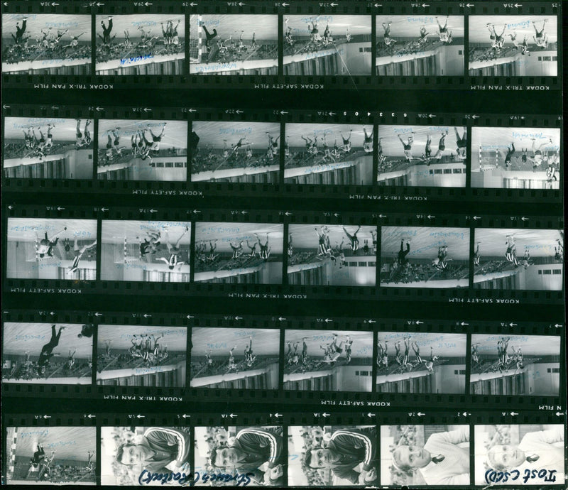 1977 ROSTOCK ETY FILM KODAK TRI PAN SAF DYN DEGUA - Vintage Photograph