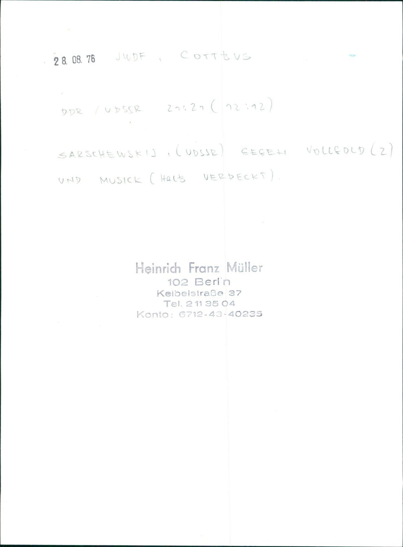 TREND COTTBUS ACEGUES CREATE MUSIC - Vintage Photograph