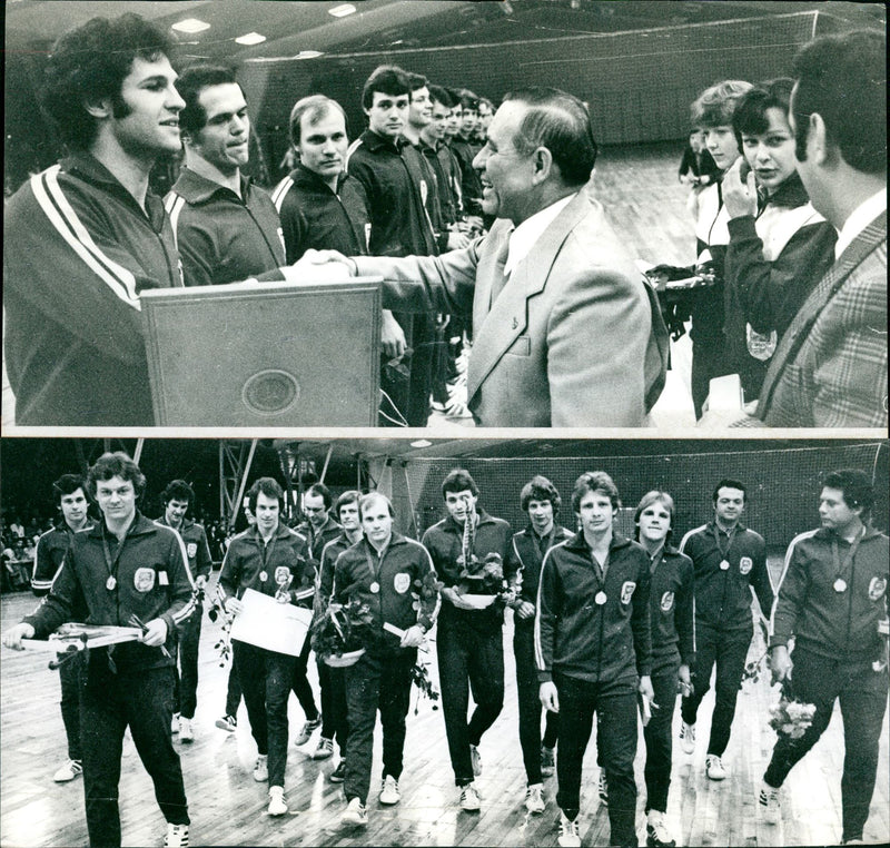 DDR HANDBALLMEISTER ROSHAL ROLAND WEIIG PROCIDENT FILM PETER - Vintage Photograph