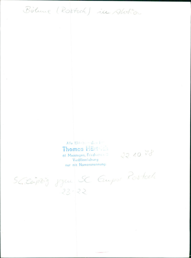 WEIGHTHEA FILM SPEICKERETTO FAR BOLINE ROSTOCK ACTION ALLE URTEBE DAL - Vintage Photograph