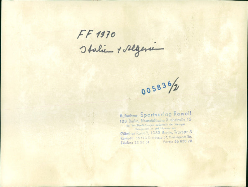 1970 THCENTURY ITALIAN FILM DIRECTED MARIO TRAVESTR - Vintage Photograph