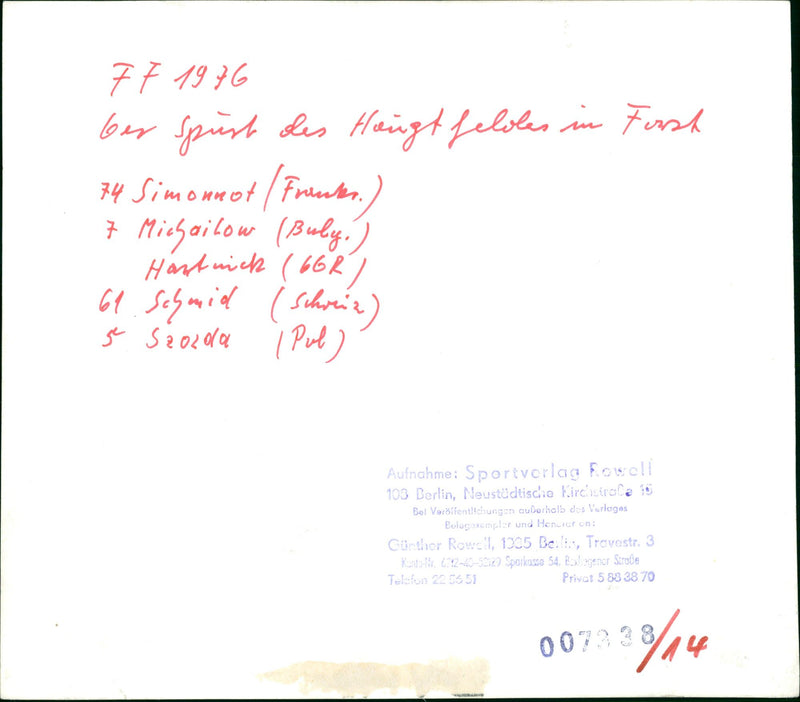 1976 FILM DIRECTED RELEASED - Vintage Photograph