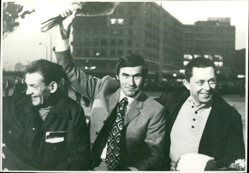 FUE GUNS FAMIZ MEN ALBUM POLISH MUSICIAN RUZICKA REL - Vintage Photograph