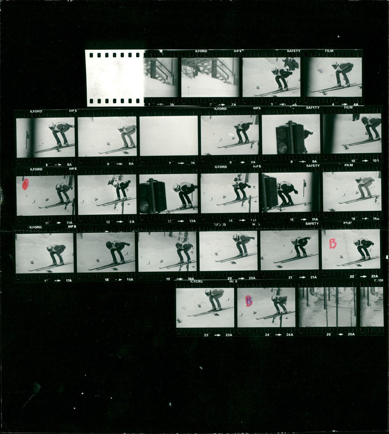 MPIC WINTERS JUMPING FILM - Vintage Photograph