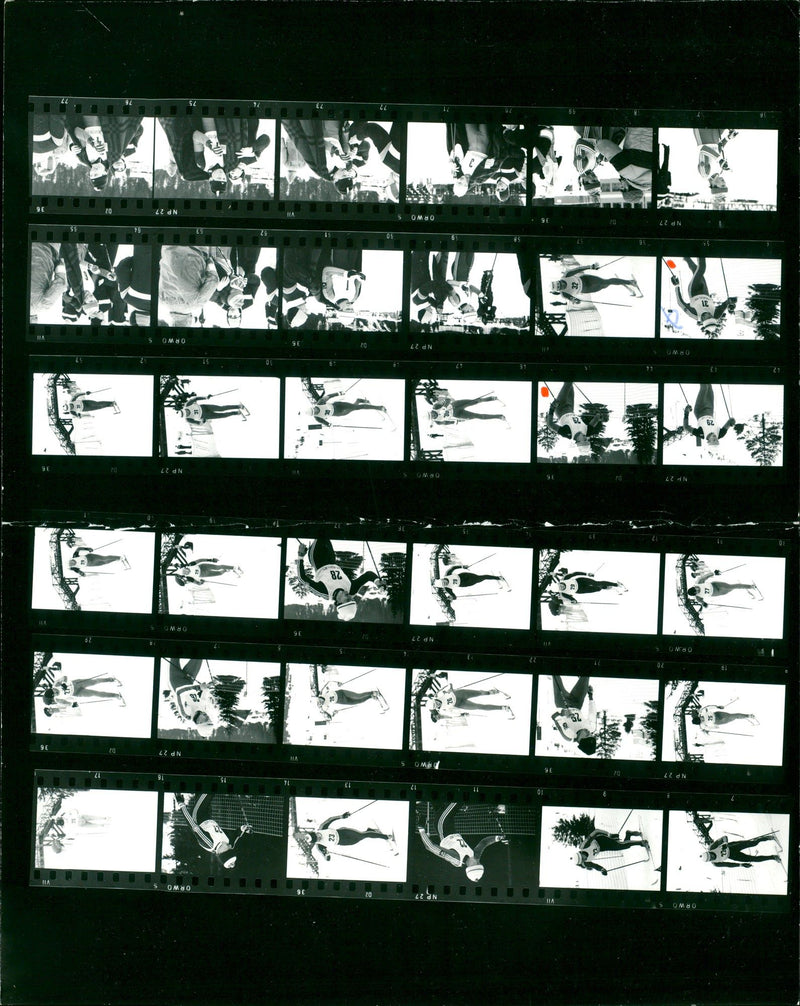 PISCHE BELTZAMPE COMBINATION SKISPRING FILM ALEXANDER PEKTUBAJEW VLADIMIR - Vintage Photograph