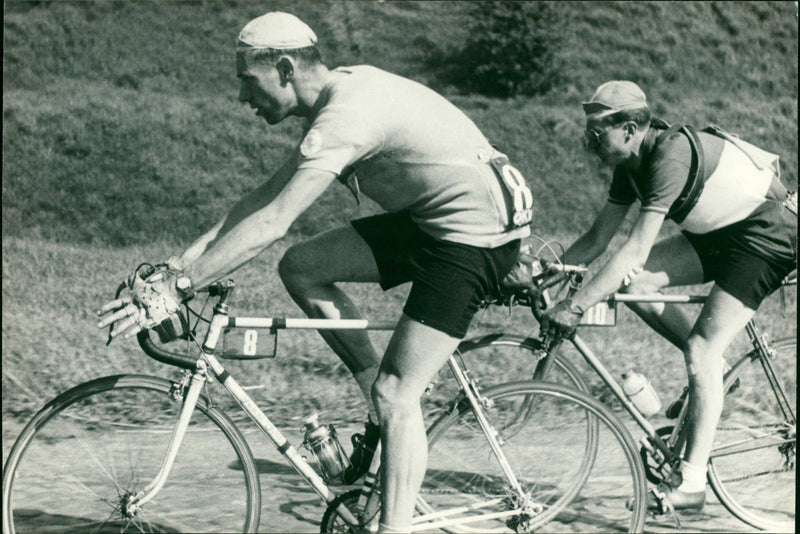CYCLING DISTANCE PBW STAGE TRANSFER LEIP - Vintage Photograph