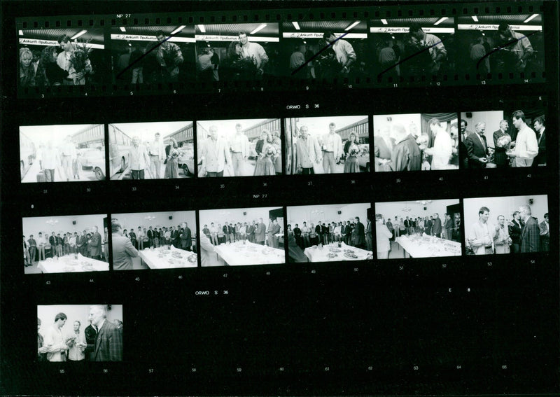 ARRIVAL BEREN SCHONEFELD HENRY GIRLFRIEND MANUELA - Vintage Photograph