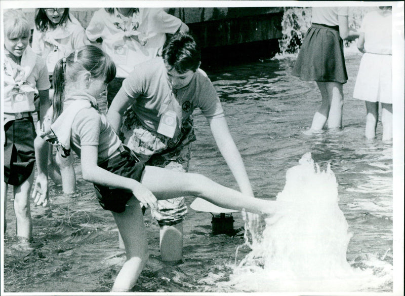 1988 PIONIERTRETLEN PIONIEUTREFFEN FOLE ECOLD FILM NUMBER - Vintage Photograph