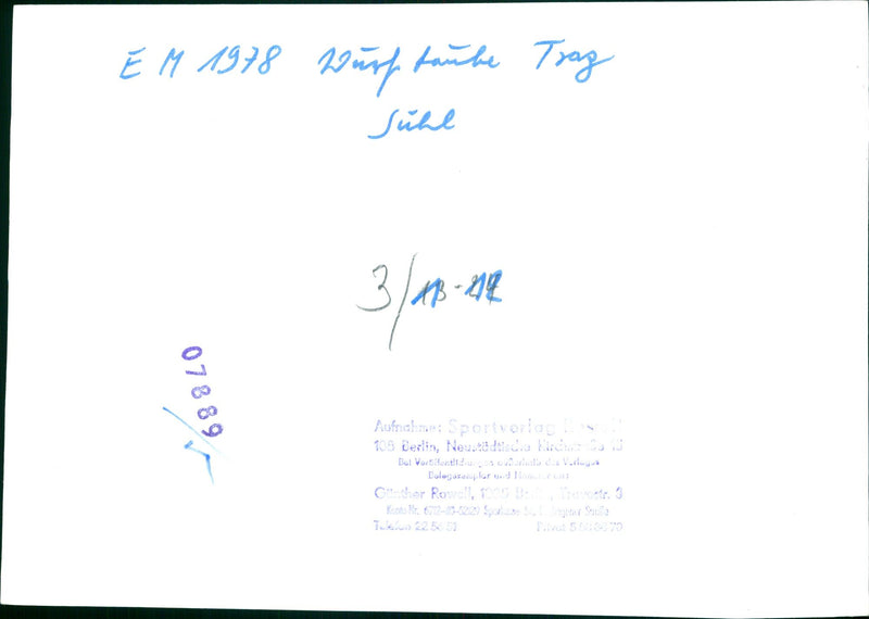 1978 LEKON CHARACTER FILM GODFATHER GUNTHER - Vintage Photograph