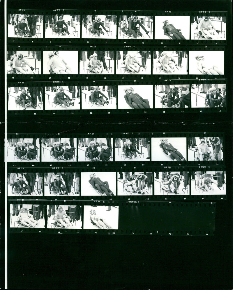 1983 YOUTHPARTAKIADE FILM LAU SCHALLENBERG ASK BEAK FUCIK SCU LAGERL - Vintage Photograph