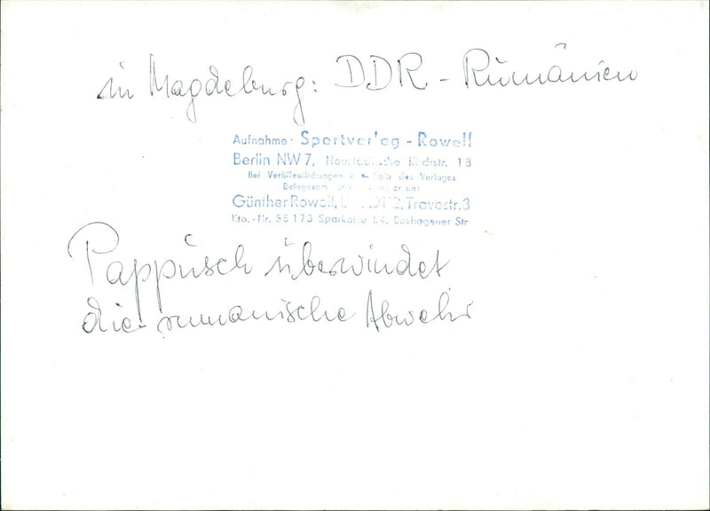 RUMPUT GERIHER GERMAN SINGERSONGWRITER GUNTHER - Vintage Photograph