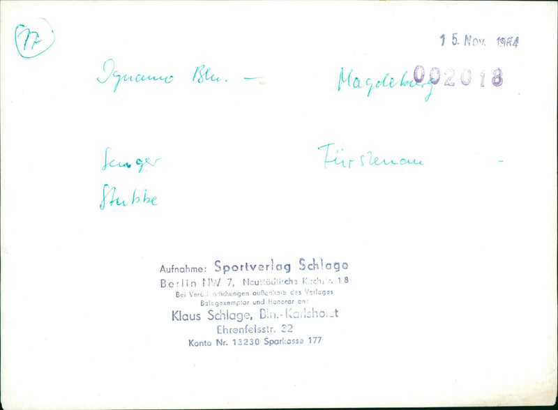 FILM RELEASED GERMANY FIL - Vintage Photograph