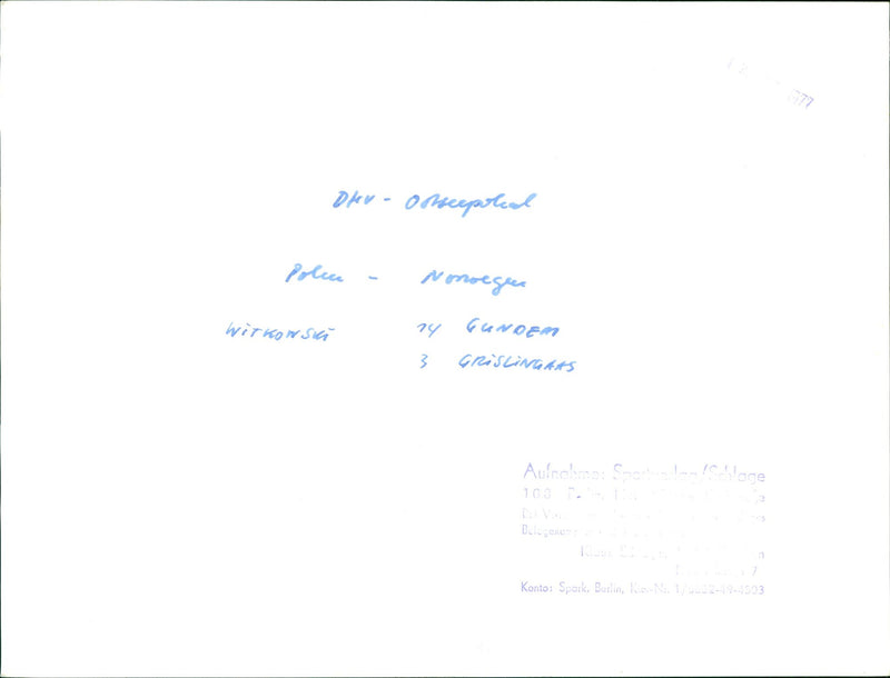 OSTSEE POKAL GDR FILMED BERLIN FILM DIRECTED POLICE - Vintage Photograph