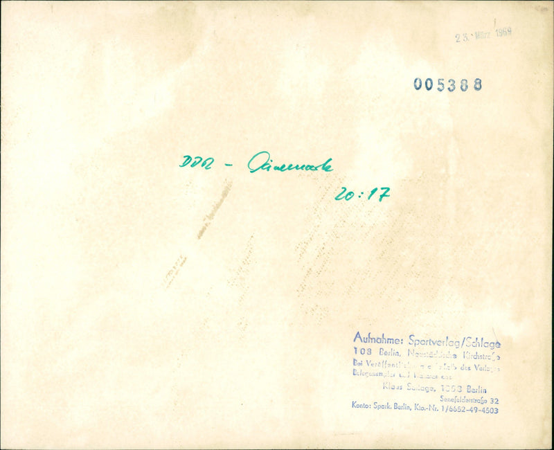 DAVEMARK CINEENACE GERMAN FILM DIRECTED NOURDIE KIRCHSTRE - Vintage Photograph