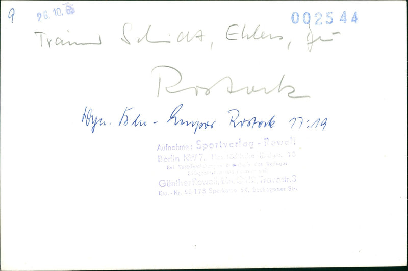MUSIC GUNTHERMOWELL KTO SPARKASSE CHAT EHLERS JET ROSAK WYN KHU EMPRE - Vintage Photograph