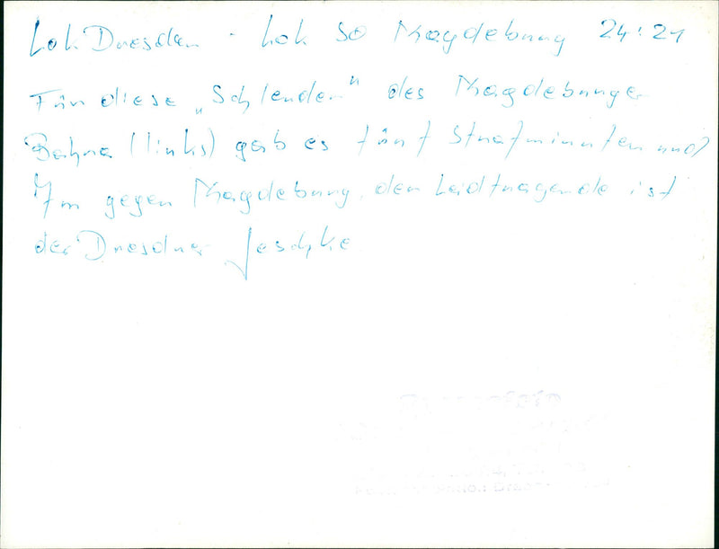 DRESDEN HOK MAGDEBUNG OLIESE SCHLEDEN OLES MAG DEBUNGEN LEFT THERE WERE - Vintage Photograph