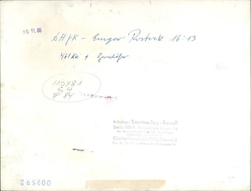 EUAGER RELEASED FILM DIRECTED GUNTHER - Vintage Photograph