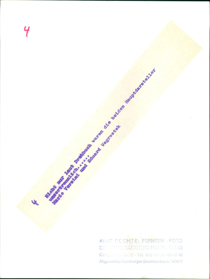 LIGHT FILM DIRECTED EDUARD WEGROSTEK MARIA SHOT ACC - Vintage Photograph