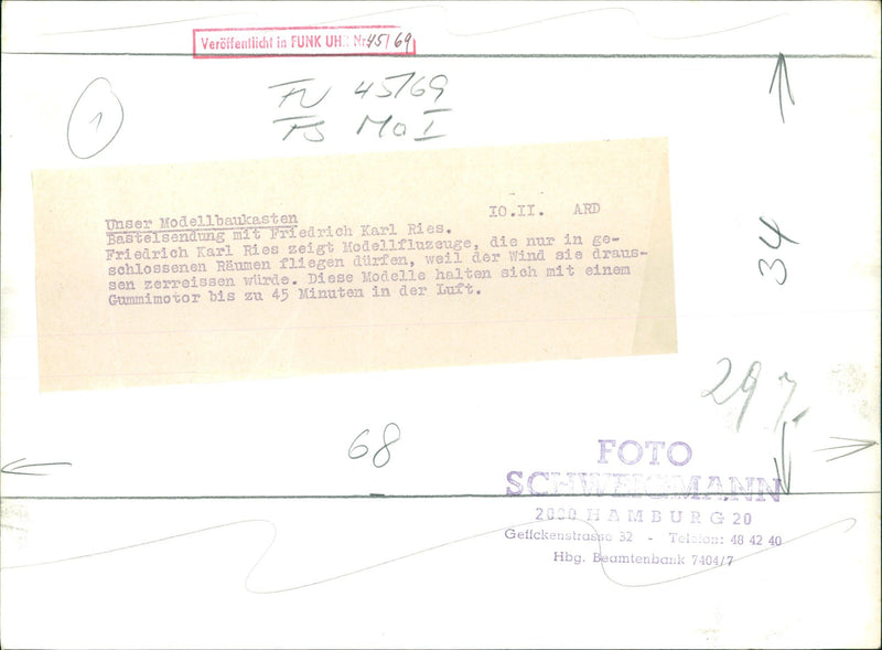 MODEL BURU TILLS HODELLLUZEUGE CAN ONLY USED CLOSED SPACES EGEN BEC - Vintage Photograph