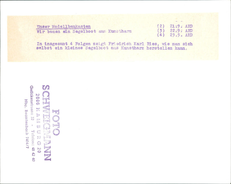 1995 MOES MODEL BUILDING CASKS FRIEDRICH KARL RIES SHOWS HOW - Vintage Photograph