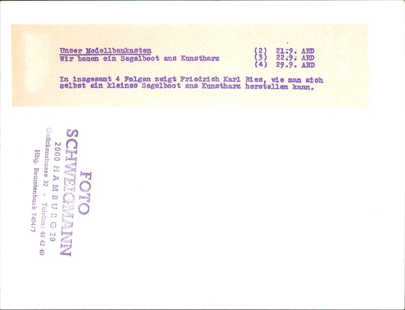 MOES MODEL BUILDING CASKS FRIEDRICH KARL RIES SHOWS HOW - Vintage Photograph