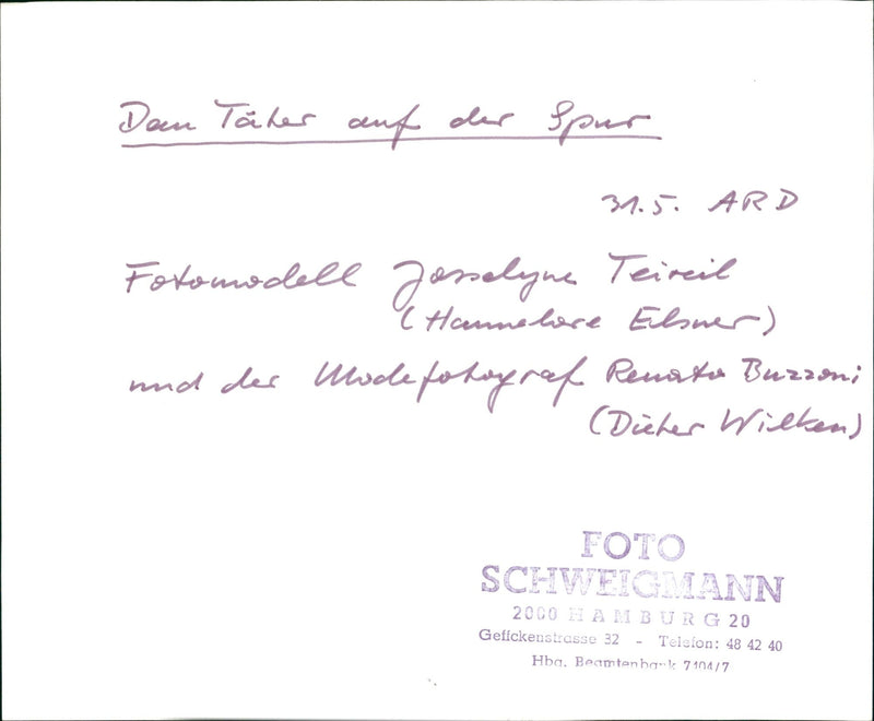 DON TAHER TRACK ARD MODEL JONELYNE TEIREIL AND FASHION PHOTOGRAPHE - Vintage Photograph