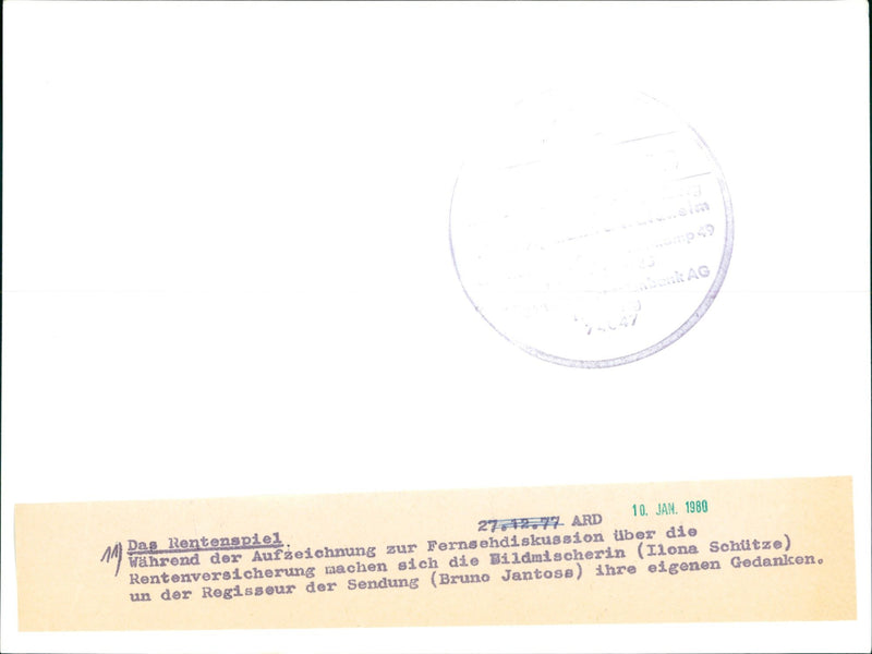 1980 PENTMSPIL MOST POPULAR GERMAN FILMS ALL - Vintage Photograph