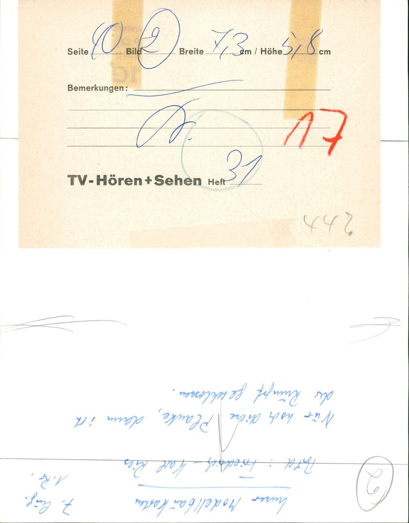 OUR MODELKLAUTADENS FRIEDRICH KARL RIES WERE DESIGNED KARE RIE - Vintage Photograph