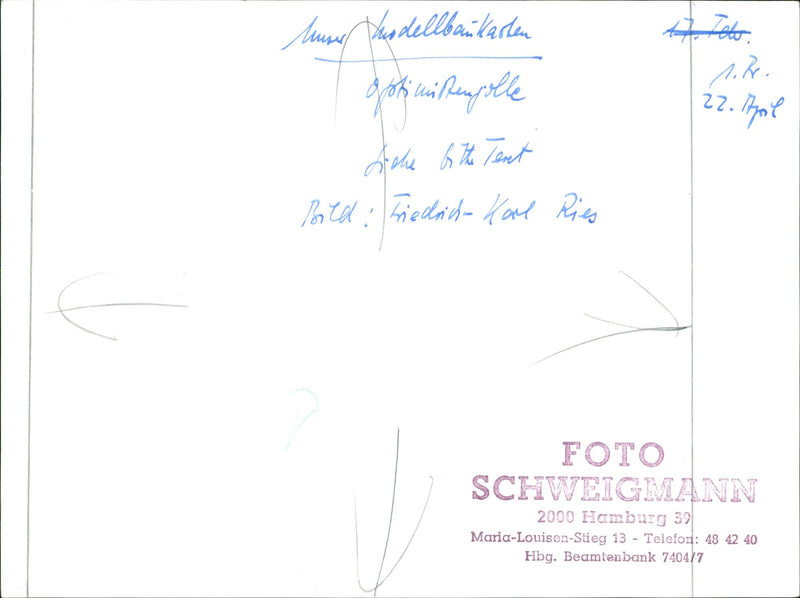 MODELKLAUTADENS FRIEDRICH KARL RIES MOUSE DHODELLBAILARTEN GOTI - Vintage Photograph