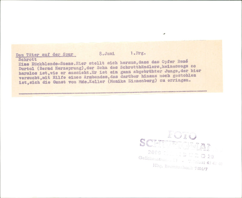 1904 TATER SCHROTTA SPUS GERMAN COMEDY FILM STARS MONIK - Vintage Photograph