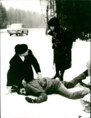 WOMAN WANTED GERMAN FILM STARRING WERNER PETERS AND BARBARA RUT CHARLES - Vintage Photograph