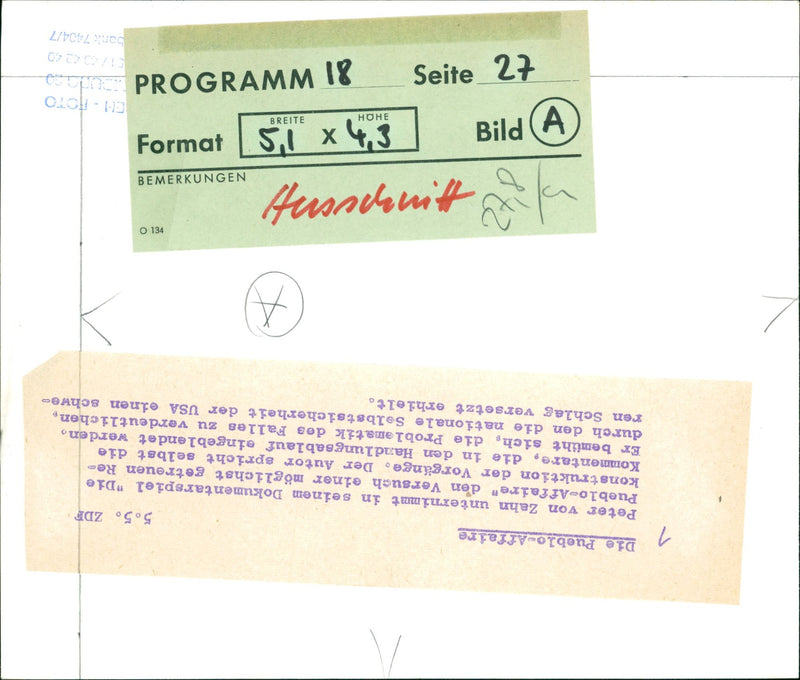 HARVEY BUCHER CAPTAIN PUEBLO HELMUT LANGE PUT BEFO NAVY PETER - Vintage Photograph