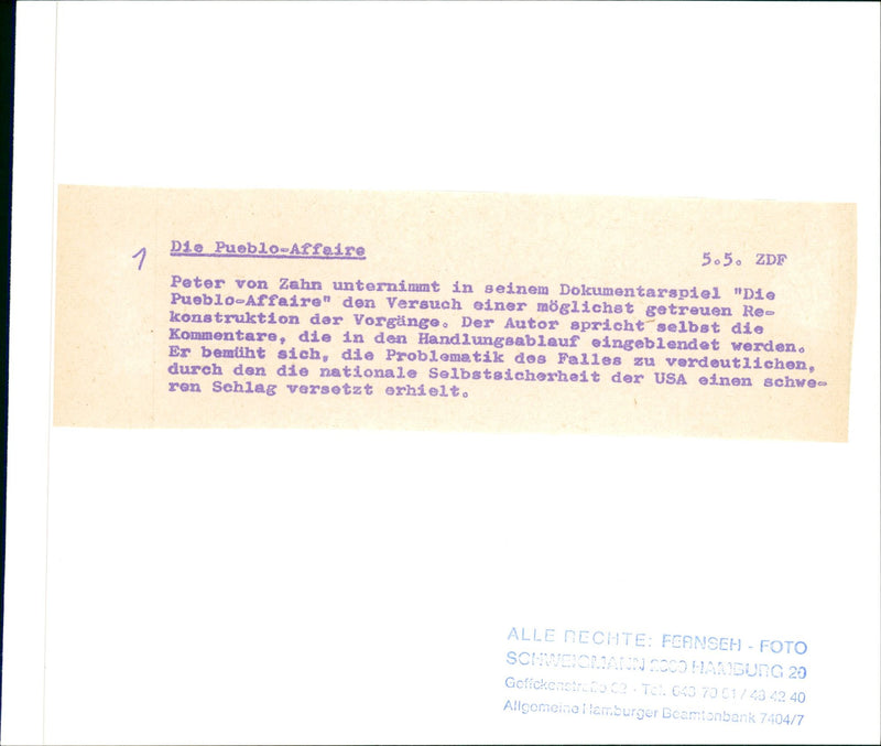 HARVEY BUCHER CAPTAIN PUEBLO HELMUT LANGE PUT BEFO NAVY PETER - Vintage Photograph