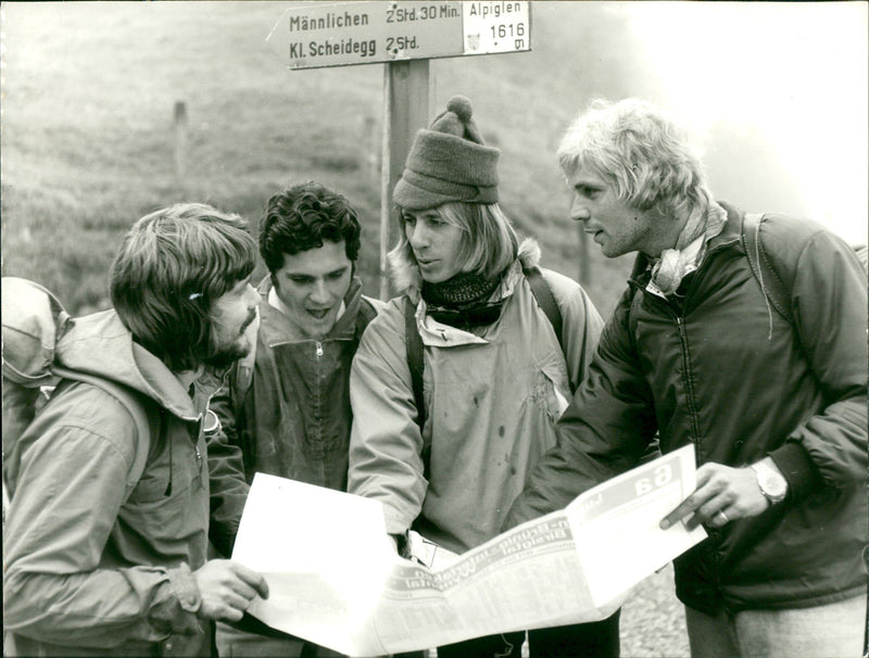 CURRENTLY SHOOTING NEW FILM ENTITLED WHO MICHAEL PLAYER - Vintage Photograph