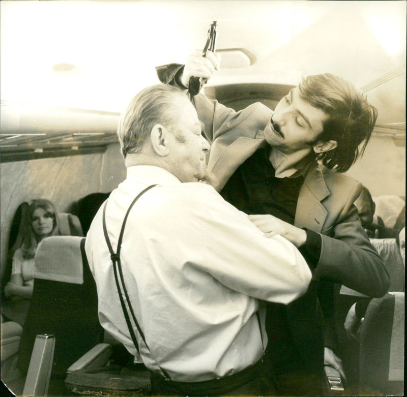 WITHOUT LAUDE PERMITS WILLY KRUGER AND JOE BOGOSYAN STAR FILM - Vintage Photograph