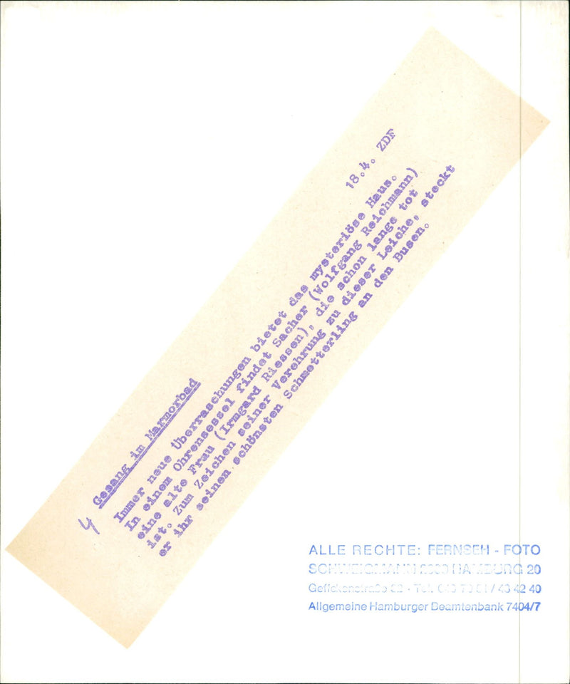 MARUD BLOOD EAR FLESH FINDES SACHAR WOLFGANG REICHMANN OLD WOMAN - Vintage Photograph