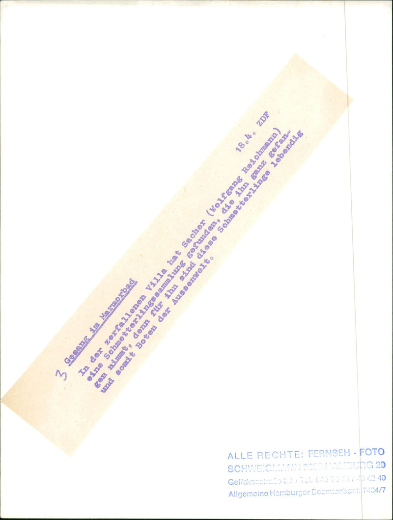 MARUD BLOOD DISINTEGRATED VILLA SACHER WOLFGANG REICHMANN HAS FOUND - Vintage Photograph