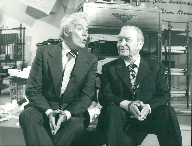 1979 VERBTEN EDE LTE OLD ACQUAINTANCES SONGWRITER GUNTHER SCHWEM AND HANNES - Vintage Photograph