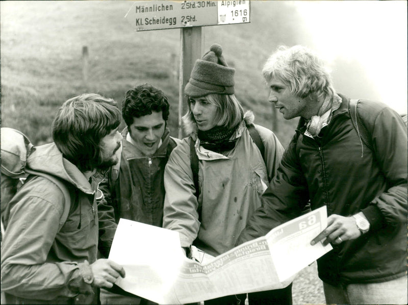 CURRENTLY SHOOTING NEW FILM ENTITLED WHO MICHAEL - Vintage Photograph