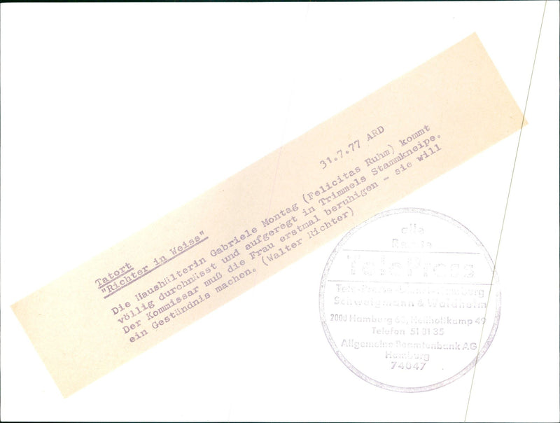 1977 ACTING WHICH FROGMAN FETISHES GUN ALSTER HAS NOT - Vintage Photograph