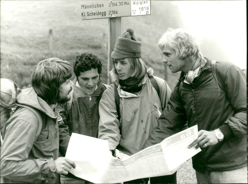 CURRENTLY SHOOTING NEW FILM ENTITLED WHO MICHAEL - Vintage Photograph