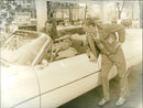 REFUELING TRACES WHEN RICH MUSICAL PRODUCER PETER FRANKENFEL MICHAEL - Vintage Photograph