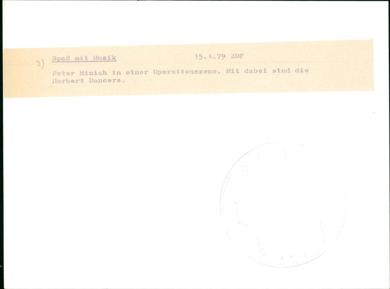 1979 SNAPS MARIK PETER MINICH ZDE MUSIC AMONG THEM ARE - Vintage Photograph