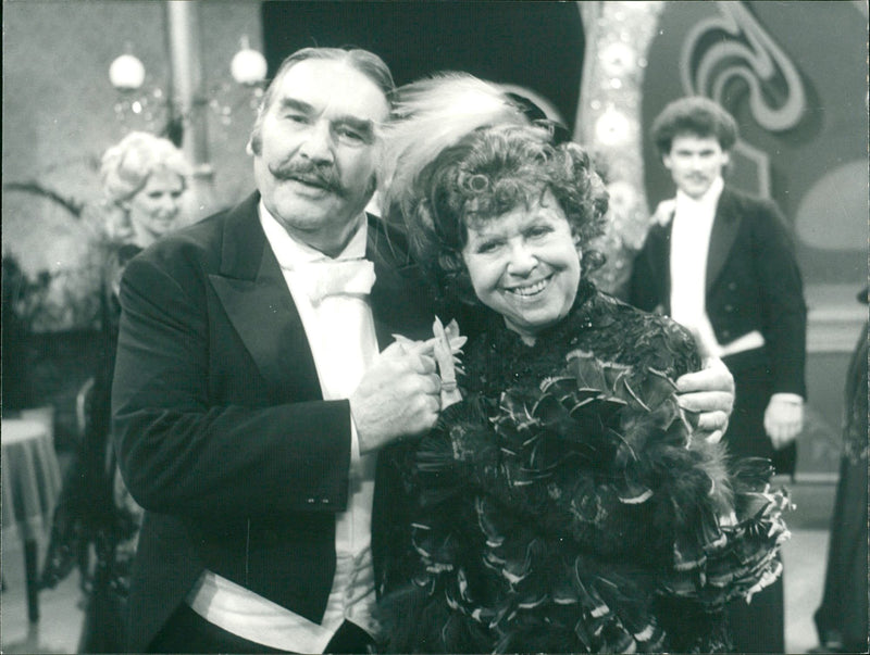 1979 STICK RUSCHE MASTER HERBERT DAVCE MUSIC ZDE GITTE AND BENNO KUSCH - Vintage Photograph