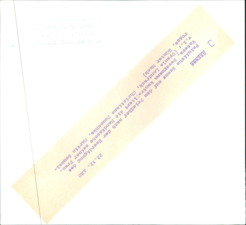 STRESS MOST POPULAR GERMAN FILMS ALL FILM - Vintage Photograph